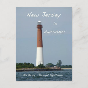 Barnegat Lighthouse Long Beach Island New Jersey Briefkaart