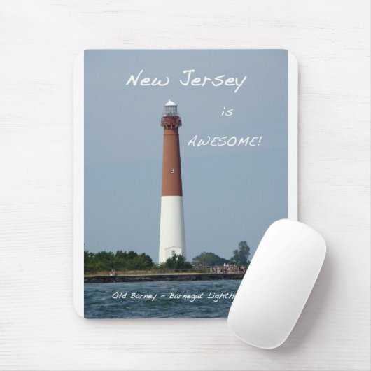 Barnegat Lighthouse Long Beach Island New Jersey Muismat (Met muis)