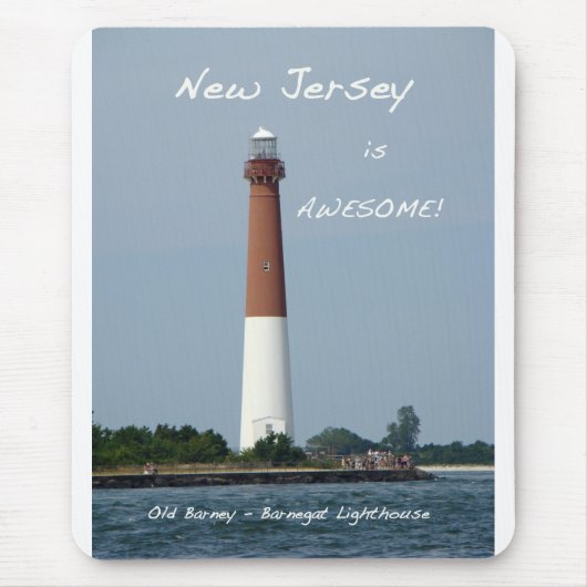 Barnegat Lighthouse Long Beach Island New Jersey Muismat (Voorkant)