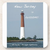 Barnegat Lighthouse Long Beach Island New Jersey Onderzetter (Voorkant)