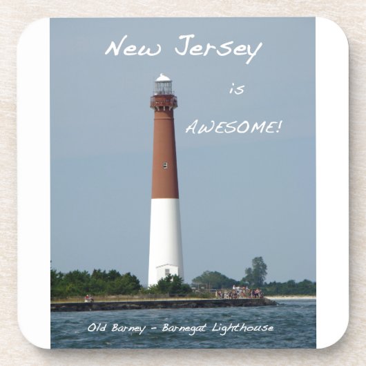 Barnegat Lighthouse Long Beach Island New Jersey Onderzetter (Voorkant)
