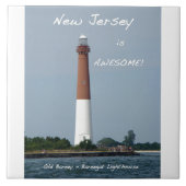 Barnegat Lighthouse Long Beach Island New Jersey Tegeltje (Voorkant)