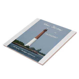 Barnegat Lighthouse Long Beach Island New Jersey Tegeltje