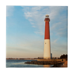 Barnegat Lighthouse, Long Beach Island, NJ Tegeltje