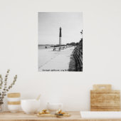 Barnegat Lighthouse, Long Beach Island Poster (Keuken)