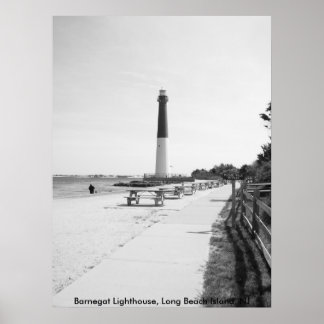 Barnegat Lighthouse, Long Beach Island Poster