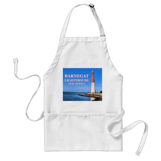 Barnegat Lighthouse New Jersey Cooking Apron Standaard Schort (Voorkant)