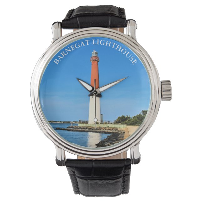 Barnegat Lighthouse, New Jersey eWatch Horloge (Voorkant)