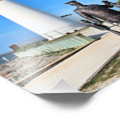 Barnegat Lighthouse, New Jersey Foto Print Afdruk (Hoek)