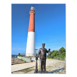 Barnegat Lighthouse, New Jersey Foto Print Foto Afdruk