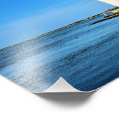 Barnegat Lighthouse, New Jersey Foto Print Foto Afdruk (Hoek)