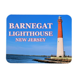 Barnegat Lighthouse, New Jersey Photo Magnet Magneet