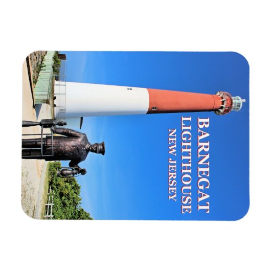 Barnegat Lighthouse, New Jersey Photo Magnet Magneet (Horizontaal)