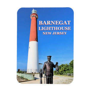 Barnegat Lighthouse, New Jersey Photo Magnet Magneet
