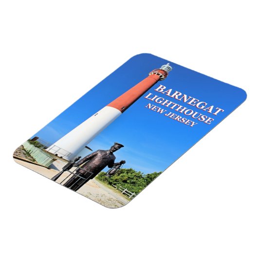 Barnegat Lighthouse, New Jersey Photo Magnet Magneet (Linkerzijde)