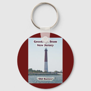 Barnegat Lighthouse NJ Greetings Sleutelhanger