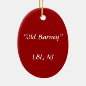 Barnegat Lighthouse (Old Barney) LBI Ornament (Achterkant)