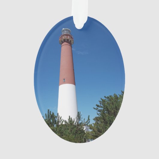 Barnegat Lighthouse Old Barney Ornament (achterkant)