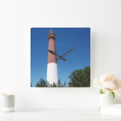 Barnegat Lighthouse Old Barney Vierkante Klok (Huis)