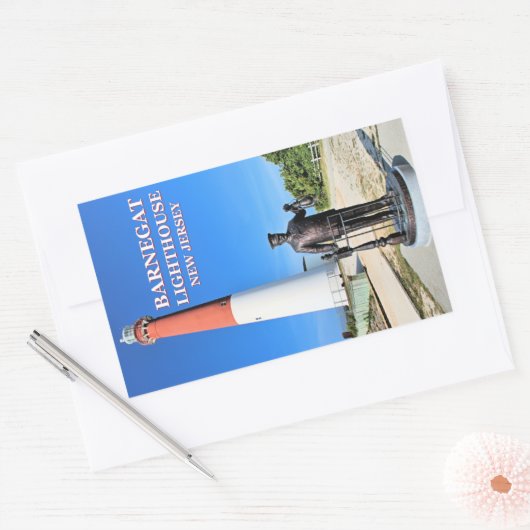 Barnegat Lighthouse, Stickers in New Jersey (Envelop)