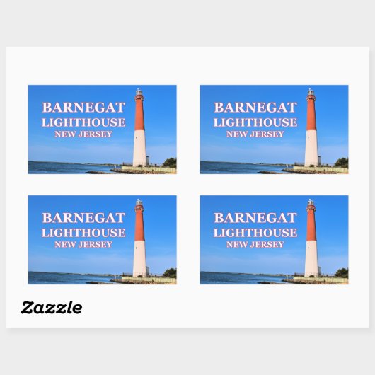 Barnegat Lighthouse, Stickers in New Jersey (Vel)