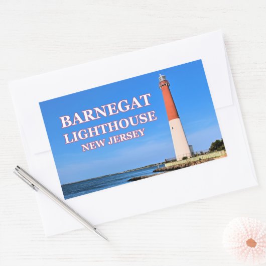 Barnegat Lighthouse, Stickers in New Jersey (Envelop)