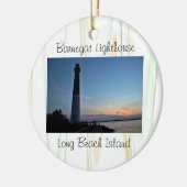 Barnegat Lighthouse Sunset Keramisch Ornament (Links)