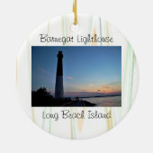 Barnegat Lighthouse Sunset Keramisch Ornament (Achterkant)