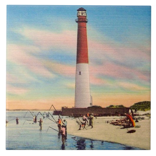 Barnegat Lighthouse Tegeltje (Voorkant)