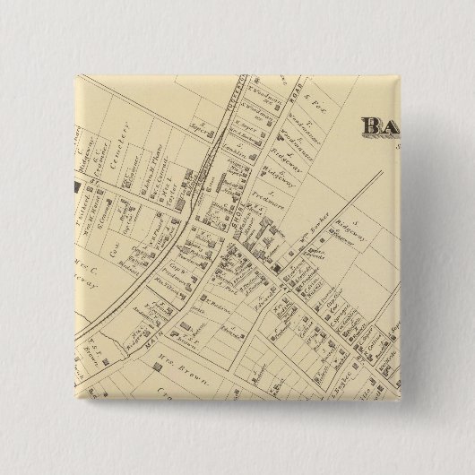 Barnegat, New Jersey 2 Vierkante Button 5,1 Cm (Voorkant)