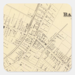 Barnegat, New Jersey 2 Vierkante Sticker