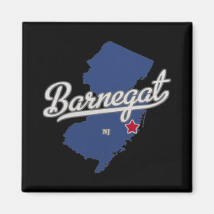 Barnegat New Jersey Nj Kaart  Magneet