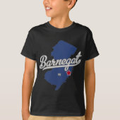 Barnegat New Jersey Nj Map  T-shirt (Voorkant)