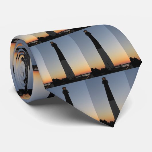 Barnegat op het Mannen Stropdas van Sunset (Opgerold)