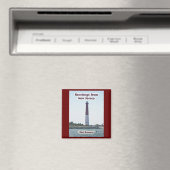 Barnegat Vuurtoren NJ Groeten Magnet (Insitu (Vaatwasser))