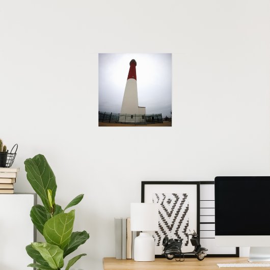 Barnegate Light Lighthouse Photo Poster (Thuiskantoor)