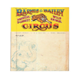 Barnes en Bailey Circus Notitieblok