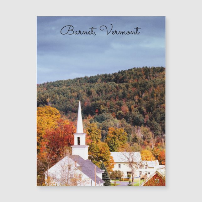 Barnet, Vermont, kleuren van de herfst (Voorkant)