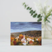 Barnet, Vermont, kleuren van de herfst Briefkaart (Staand voorkant)