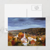 Barnet, Vermont, kleuren van de herfst Briefkaart (Voorkant / Achterkant)