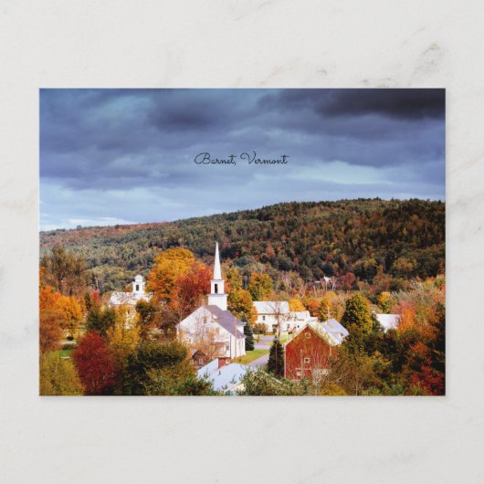 Barnet, Vermont, kleuren van de herfst Briefkaart (Voorkant)