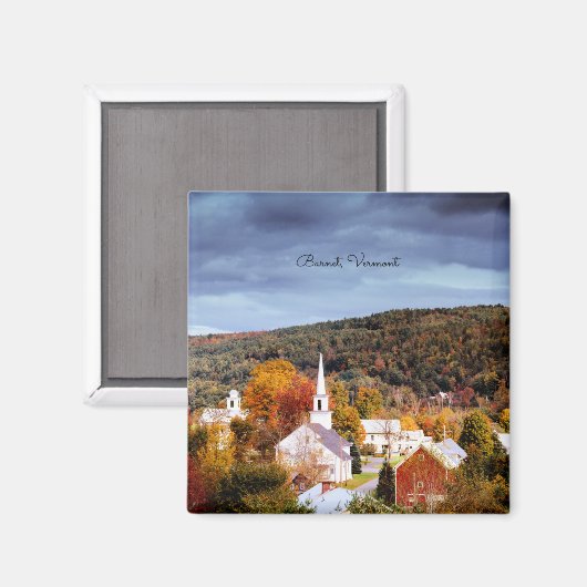 Barnet, Vermont, kleuren van de herfst Magneet (Voorkant / Achterkant)