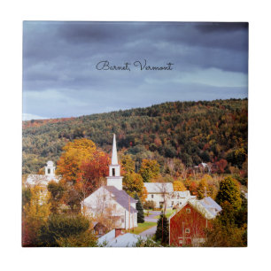 Barnet, Vermont, kleuren van de herfst Tegeltje