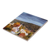 Barnet, Vermont, kleuren van de herfst Tegeltje (Zijkant)