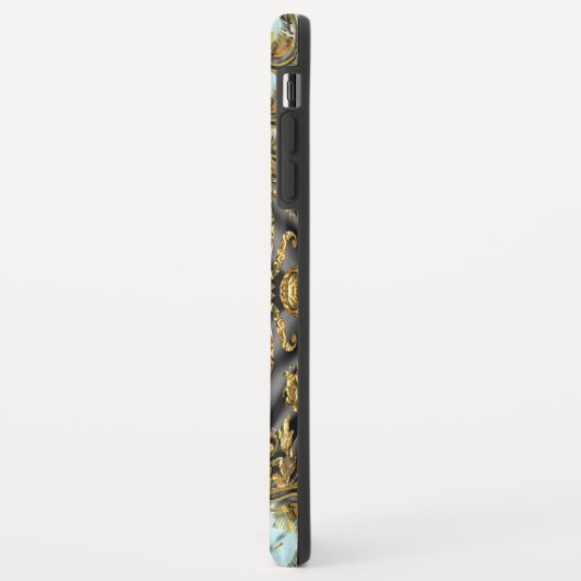 Barnetcue Dubois Girly Baroque II Monogram Case-Mate iPhone Case (Achterkant/links)