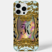 Barnetcue Dubois II Protected Baroque Monogram Case-Mate iPhone Case (Achterkant)