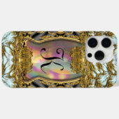Barnetcue Dubois II Protected Baroque Monogram Case-Mate iPhone Case (Achterkant (horizontaal))