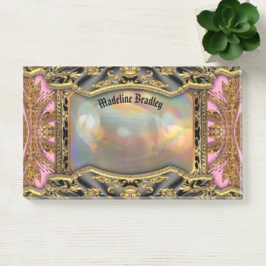 Barnetcue Mooi Barok Monogram Post-it® Notes (Kantoor)