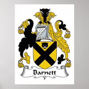 Barnett Family Crest Poster