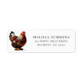 Barnevelder Chicken Etiket (Voorkant)